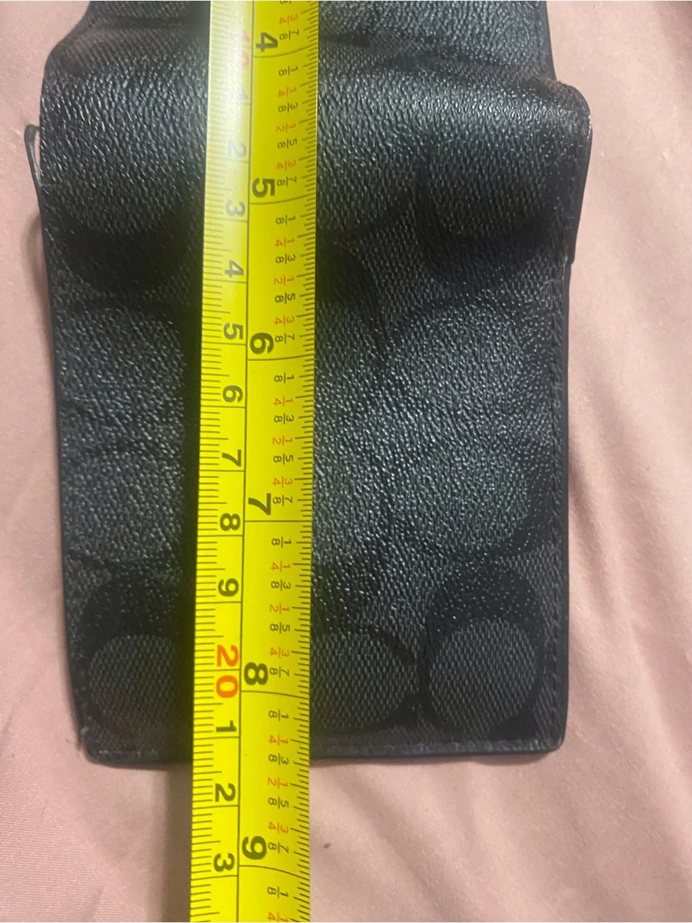 Coach Men's Black Signature Leather Wallet
